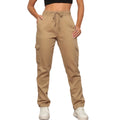 Calça Jogger Sarja Cargo Feminina Casual
