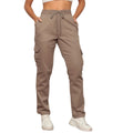 Calça Jogger Sarja Cargo Feminina Casual