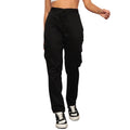 Calça Jogger Sarja Cargo Feminina Casual