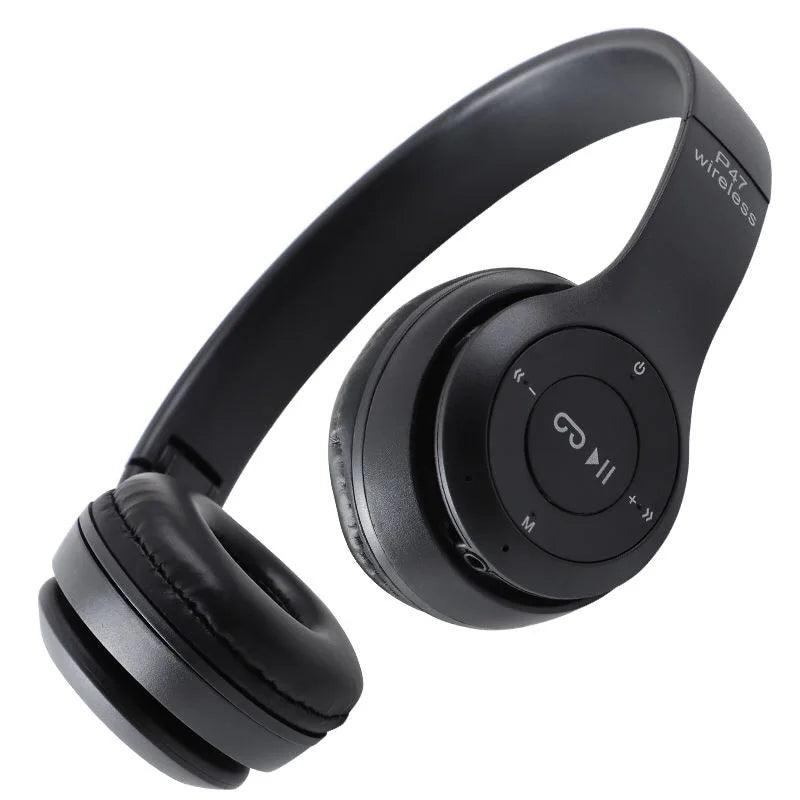 Fone De Ouvido Sem Fio F47 / P47 Fone De Ouvido Sem Fio Dobrável Micro Cartão