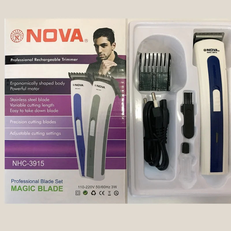 Máquininha De Cortar Cabelo e/ou Barbeador Portátil Aparador Barba 3915 bivolt