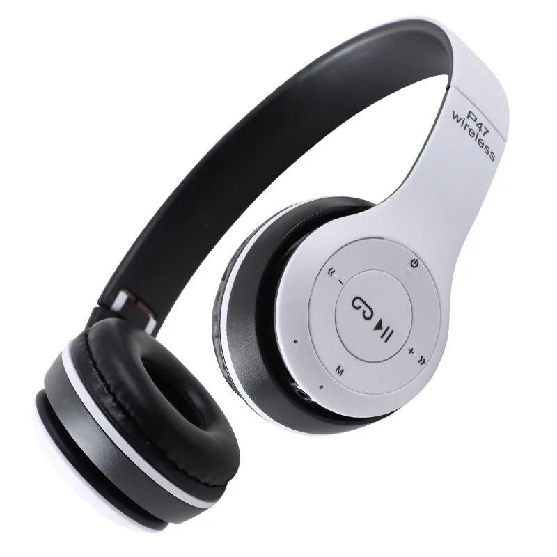 Fone De Ouvido Sem Fio F47 / P47 Fone De Ouvido Sem Fio Dobrável Micro Cartão