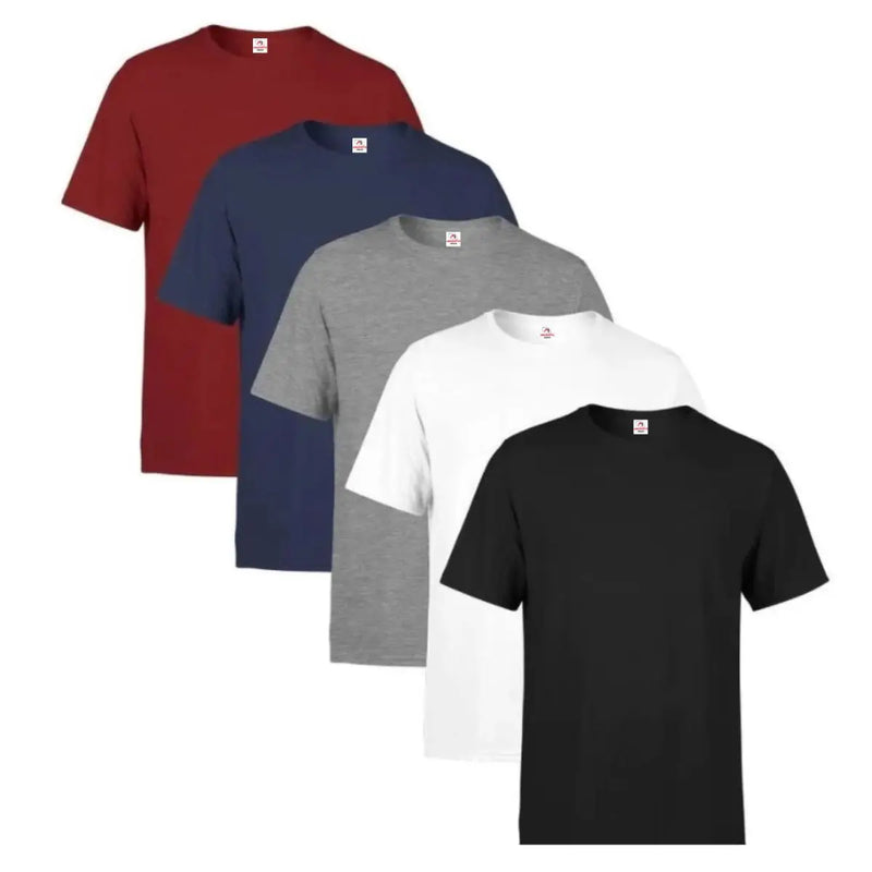 Kit 5 Camisetas Masculinas Básicas Núcleos Sortidas Abafarto