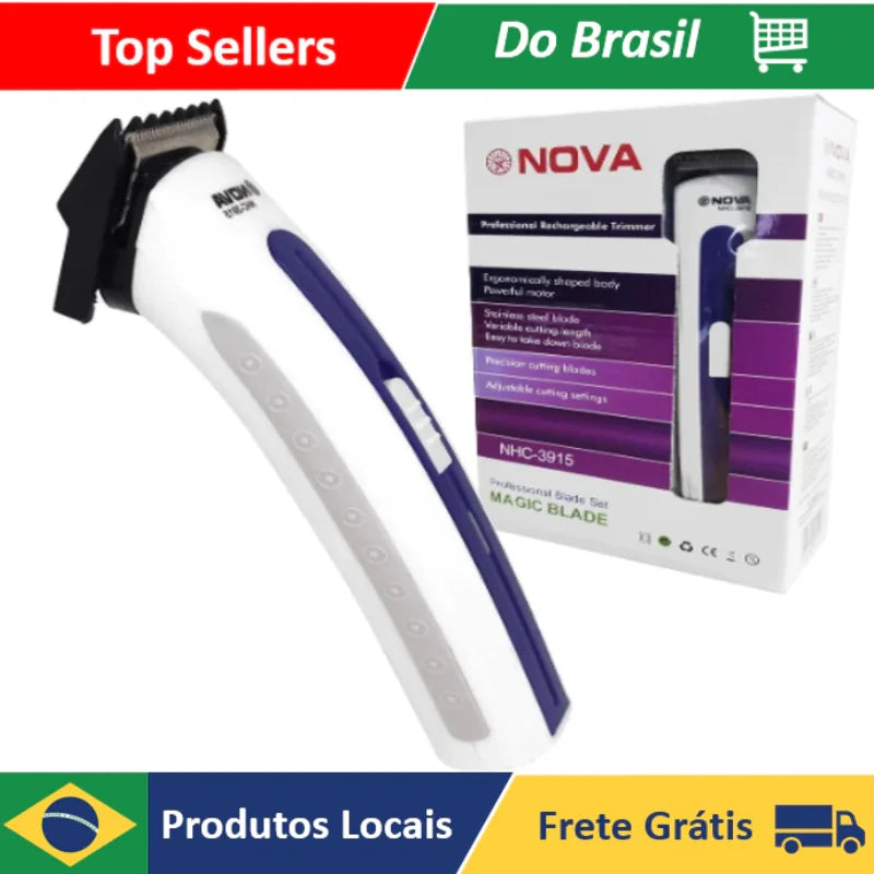 Máquininha De Cortar Cabelo e/ou Barbeador Portátil Aparador Barba 3915 bivolt