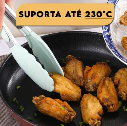Kit Colher Silicone para Cozinha, BPA Antiferrugem