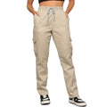 Calça Jogger Sarja Cargo Feminina Casual
