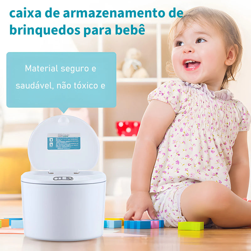 Lata de lixo sensor de toque automático lata de lixo?Lixeira Inteligente