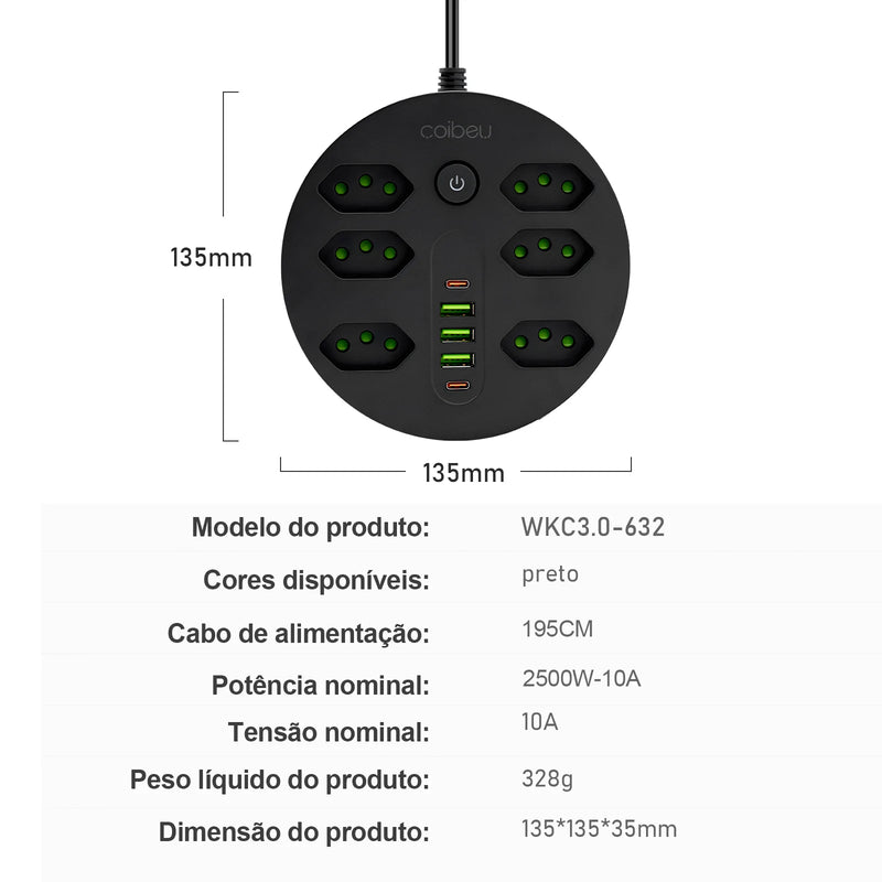 extensão tomada,extensão elétrica,tomada usb,filtro de linha de tomada,estenção de tomadas,coibeu,extensao eletrica,usb tomada