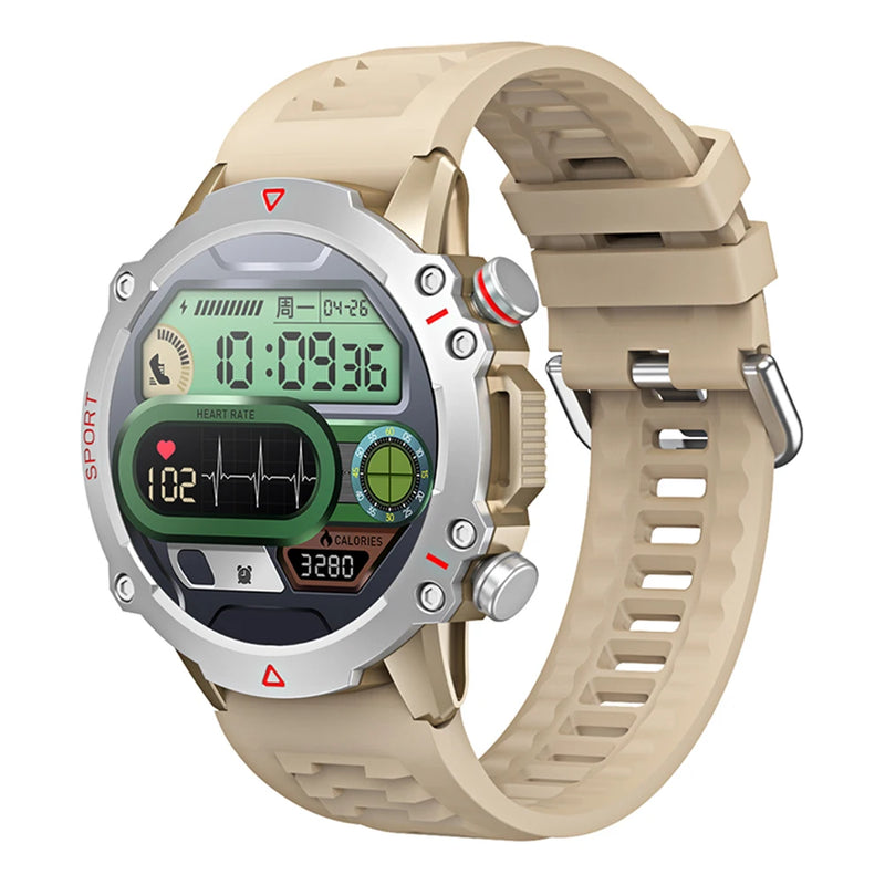 Smart Watch Homens Bluetooth Call Smartwatch Esporte à prova