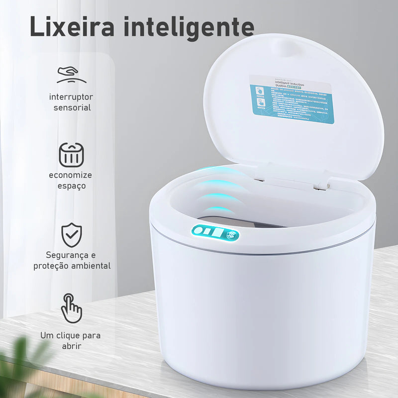 Lata de lixo sensor de toque automático lata de lixo?Lixeira Inteligente