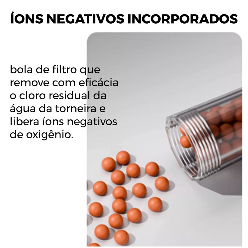 Ducha De Filtragem Iônica Alta Pressão Para Lavatório De Sala KE01081-G KE010