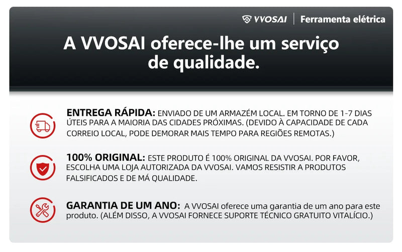 VVOSAI 12/16/20V Furadeira sem fio recarregável Chave de fenda elétrica Bateri