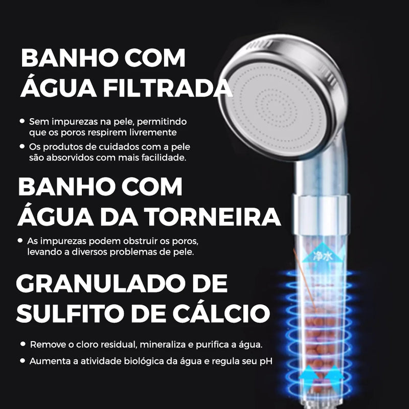 Ducha De Filtragem Iônica Alta Pressão Para Lavatório De Sala KE01081-G KE010
