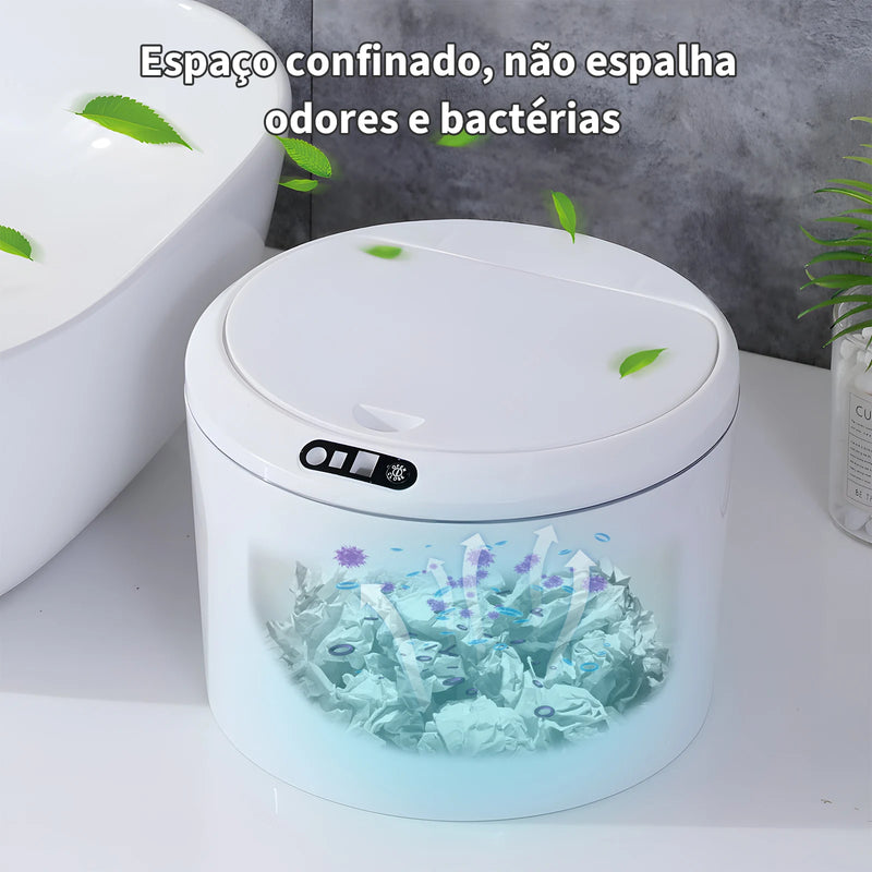 Lata de lixo sensor de toque automático lata de lixo?Lixeira Inteligente