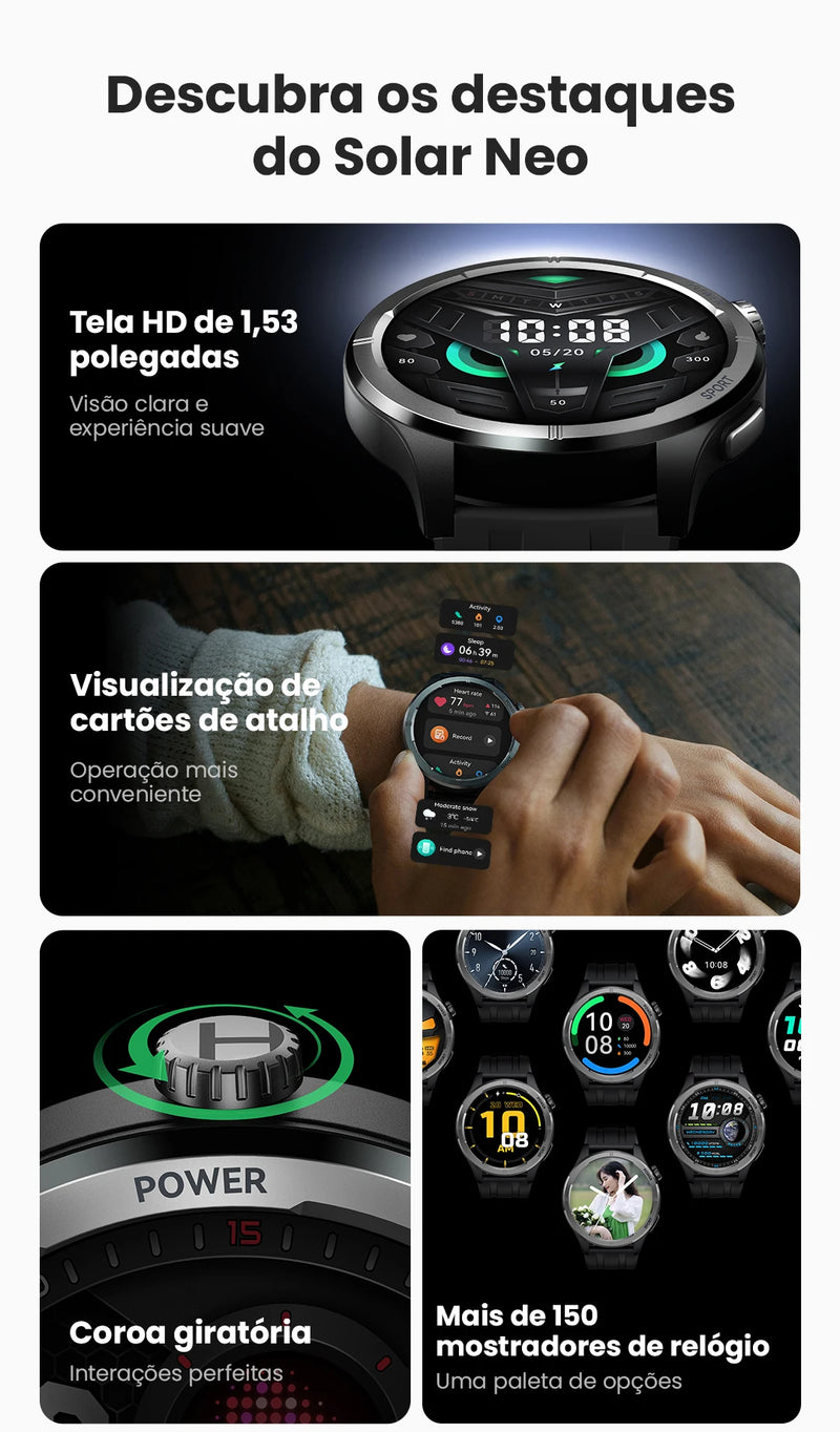 HAYLOU Solar Neo Relógio inteligente